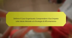 Definire il Caos Organizzato: Comprendere il Suo Impatto sulla Salute Mentale e le Strategie di Affrontamento