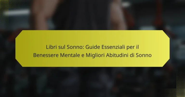 Libri sul Sonno: Guide Essenziali per il Benessere Mentale e Migliori Abitudini di Sonno
