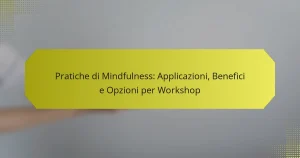 Pratiche di Mindfulness: Applicazioni, Benefici e Opzioni per Workshop