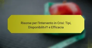 Risorse per l’Intervento in Crisi: Tipi, Disponibilità e Efficacia